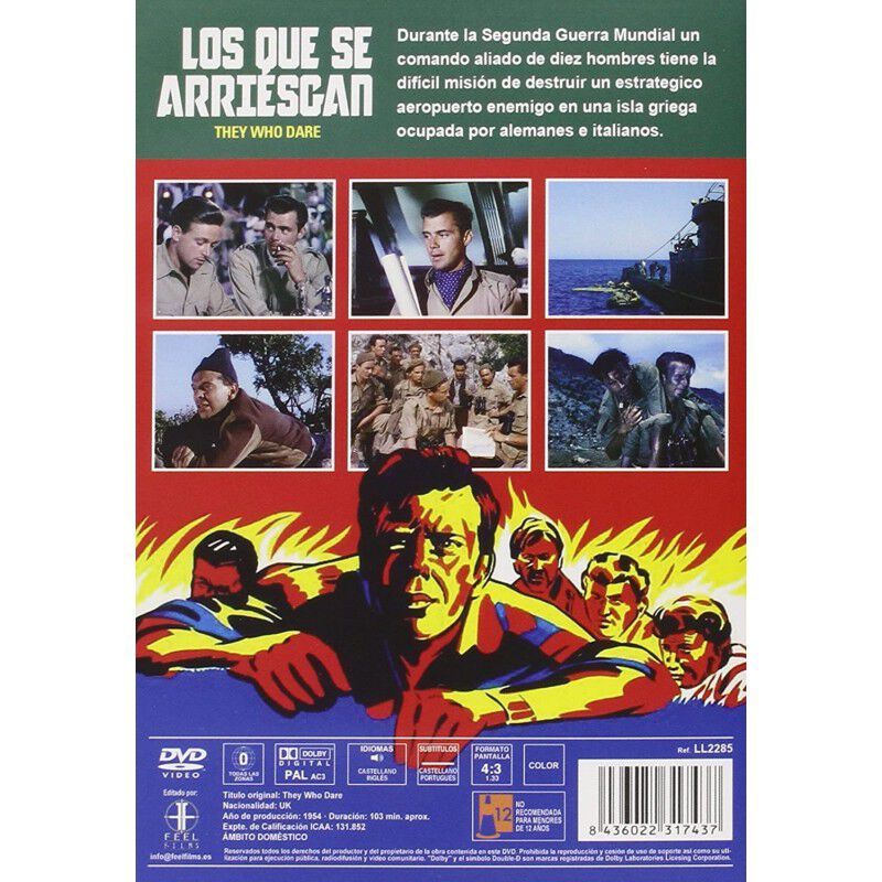 Los Que Se Arriesgan  (dvd) 1954 They Who Dare image number null