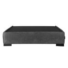 Base Cama Dicasa Individual Gris Oscuro