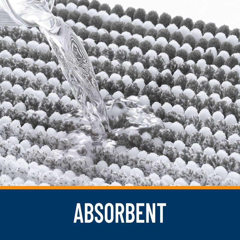 Alfombra De Ba&ntilde;o Olanly 76 &times; 51 cm Gris Chenill... image number null