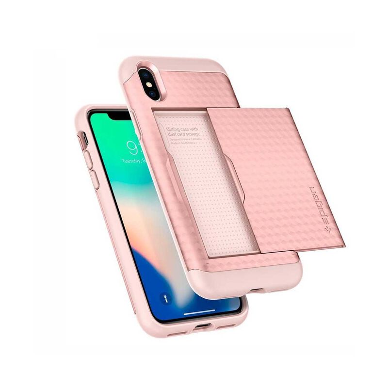 Funda Spigen Para Iphone X Y Xs Crystal Wallet ... image number null
