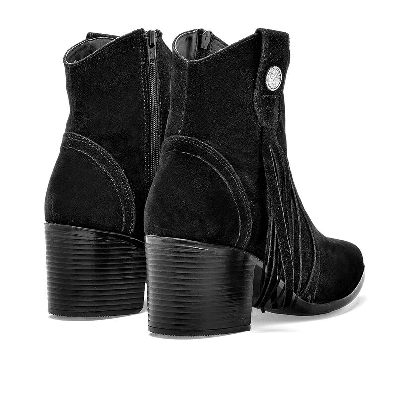 Moramora bot&iacute;n tac&oacute;n para mujer  negro cod 1413... image number null