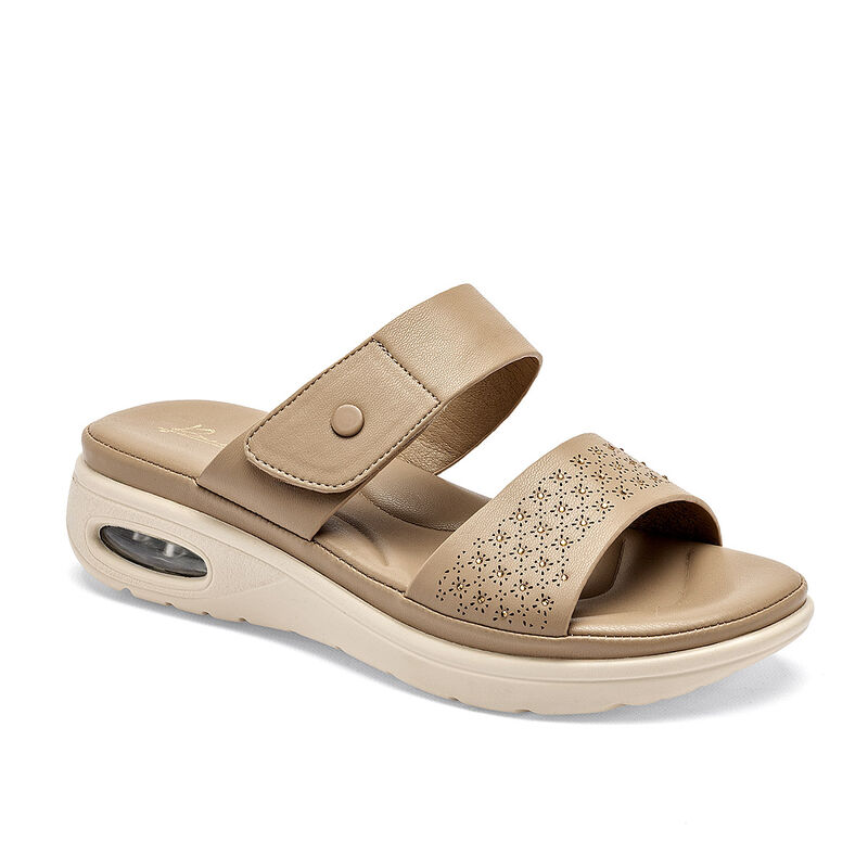 Been Class sandalia plataforma para mujer beige... image number null