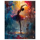 Cuadro Decorativo Impreso 70x100cm Danza Colorida