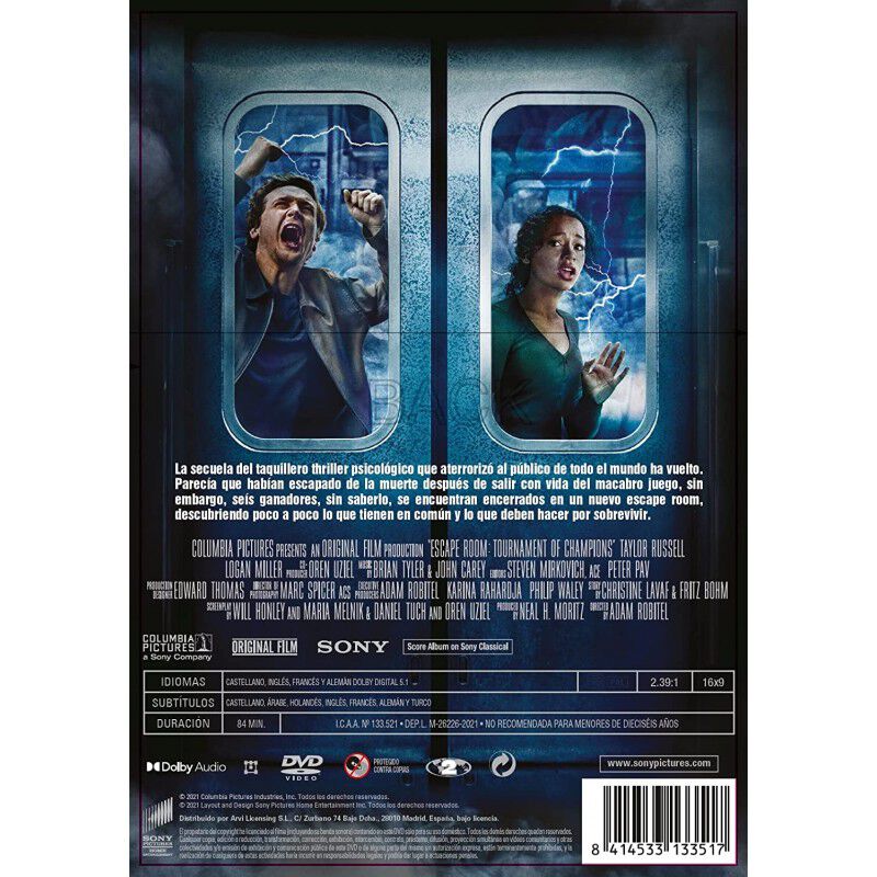 Escape Room 2: Mueres Por Salir [dvd] image number null