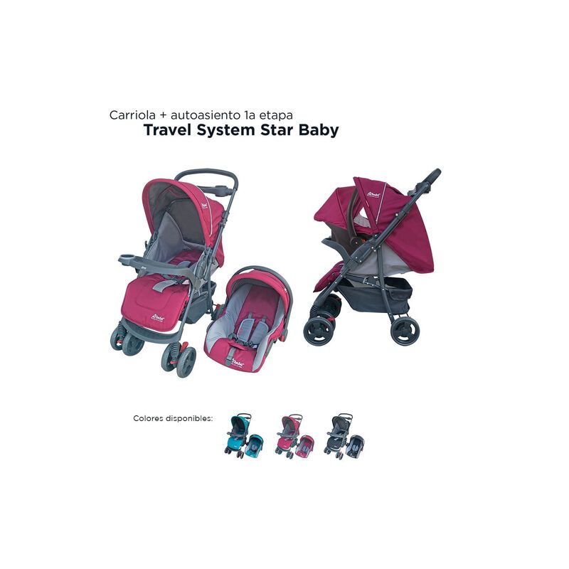 Carriola Travel System D'beb&eacute; Star Reversible C... image number null