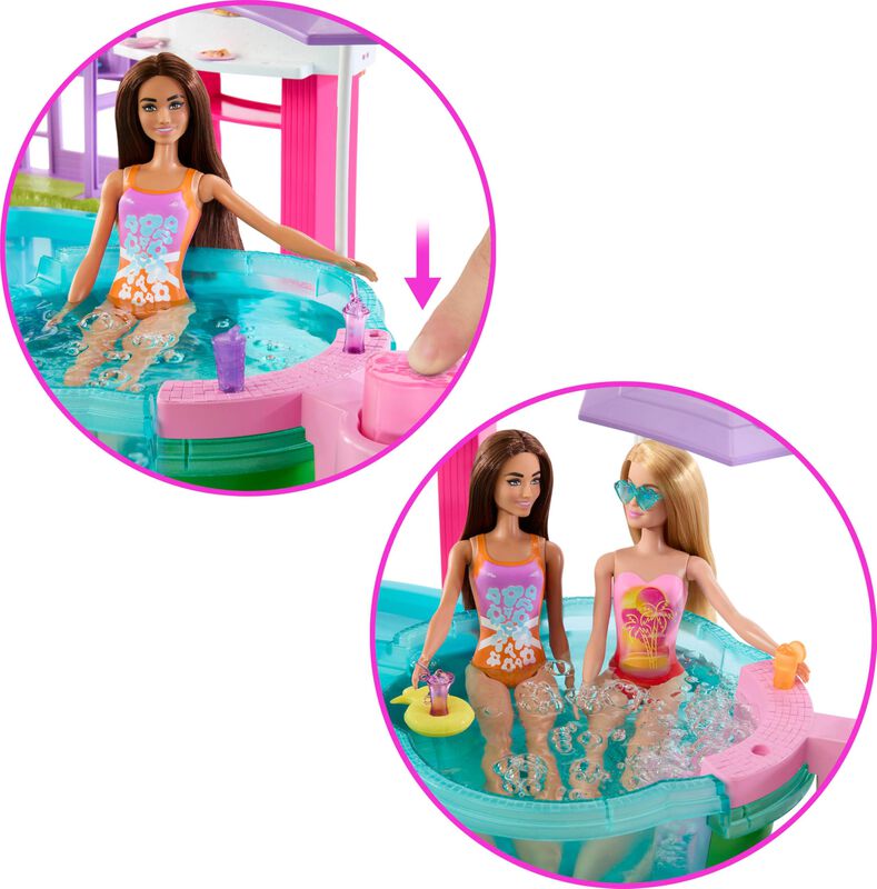 Playset Barbie Dream Pool Con 6 &Aacute;reas De Juego ... image number null