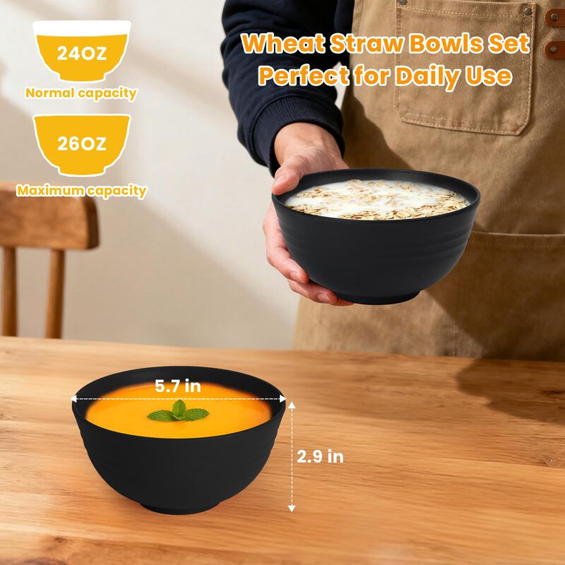 Juego De 6 Tazones Para Cereal Homienly De 739 ... image number null