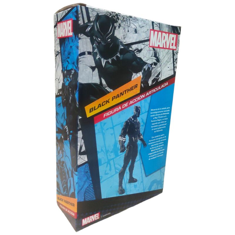 Figura Black Panther Marvel 23cm Articulada Pre... image number null