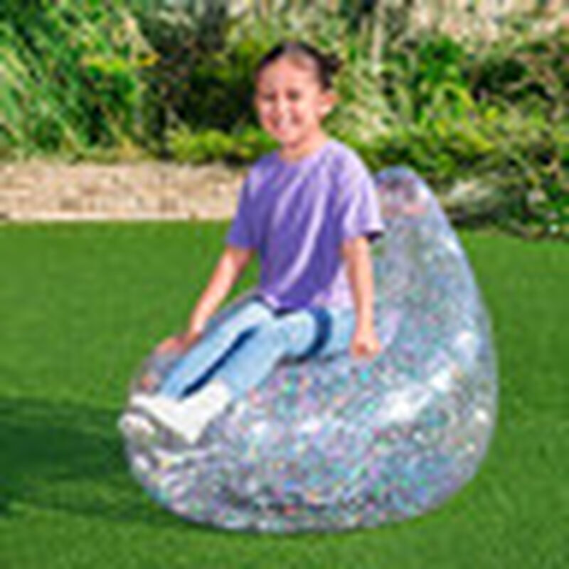 Sill&oacute;n Inflable .72X.72.X64cm con Gliter Caja (... image number null