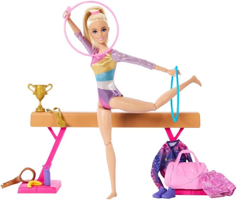 Barbie Profesiones Gimnasta Cabello Rubio HRG52 image number null