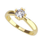 Anillo de Compromiso en Oro Amarillo 10K con Circonia -  Talla:7/ M413-10Y-CZ-7