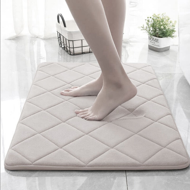 Tapete para Baño de Espuma Suave Beige 40cm x 6... image number null