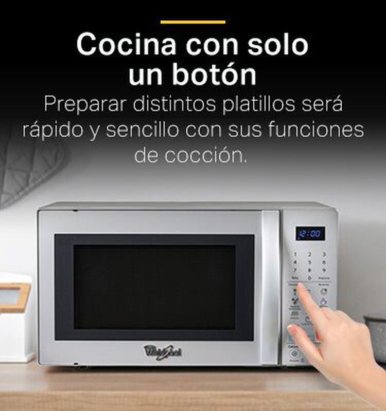 Horno De Microondas Whirlpool 0.7 P&sup3; Blanco image number null
