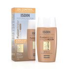 ISDIN Fotoprotector Fusion Water Color Bronze SPF 50, Protector Solar Facial Uso Diario, Textura Ult