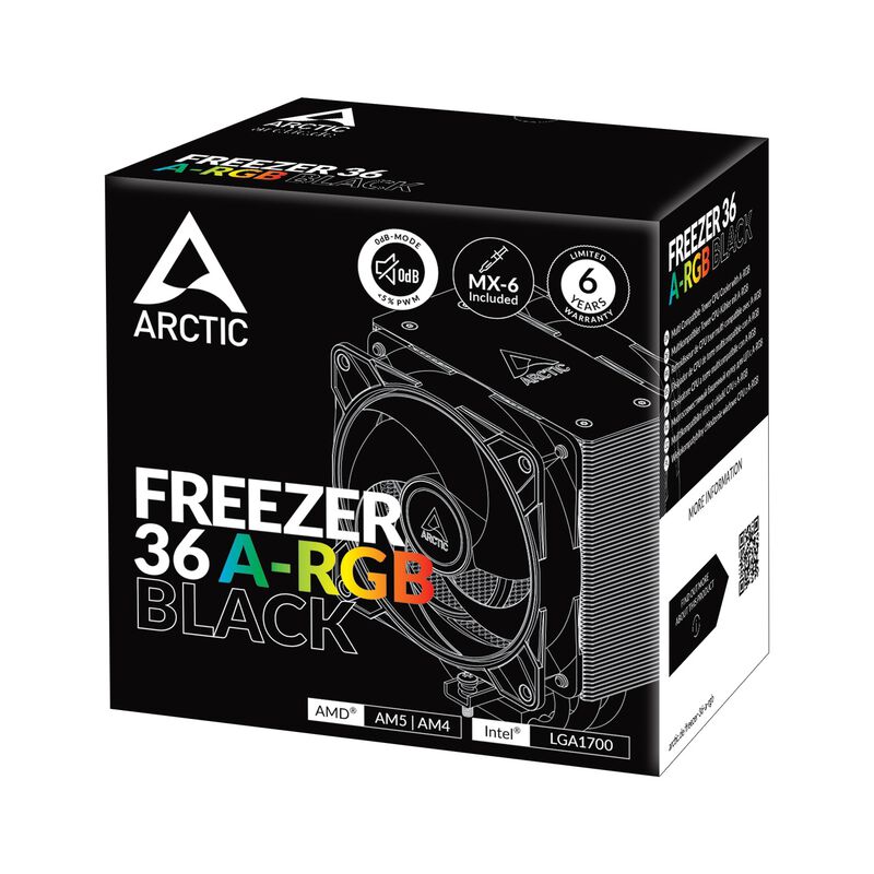 Arctic Disipador Freezer 36 A-rgb (black) image number null