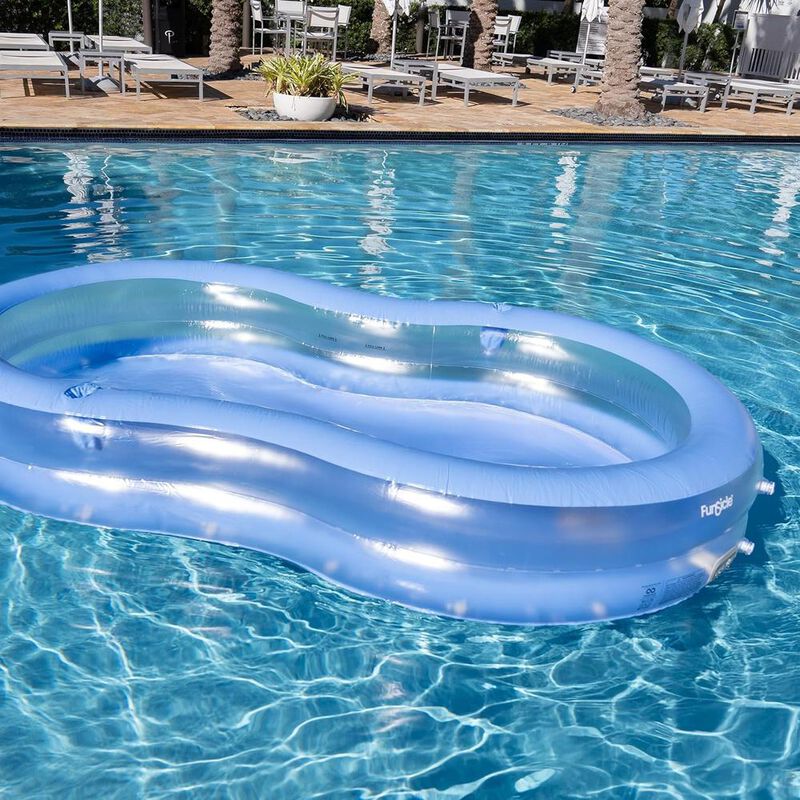 ALBERCA INFLABLE LAGOON CON LUCES LED PLASTICO image number null