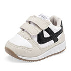 Panam Tenis para bebé niño. Late blanco negro