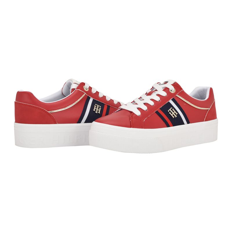 Zapatilla Tommy Hilfiger Talla 5.5 Rojo Multico... image number null