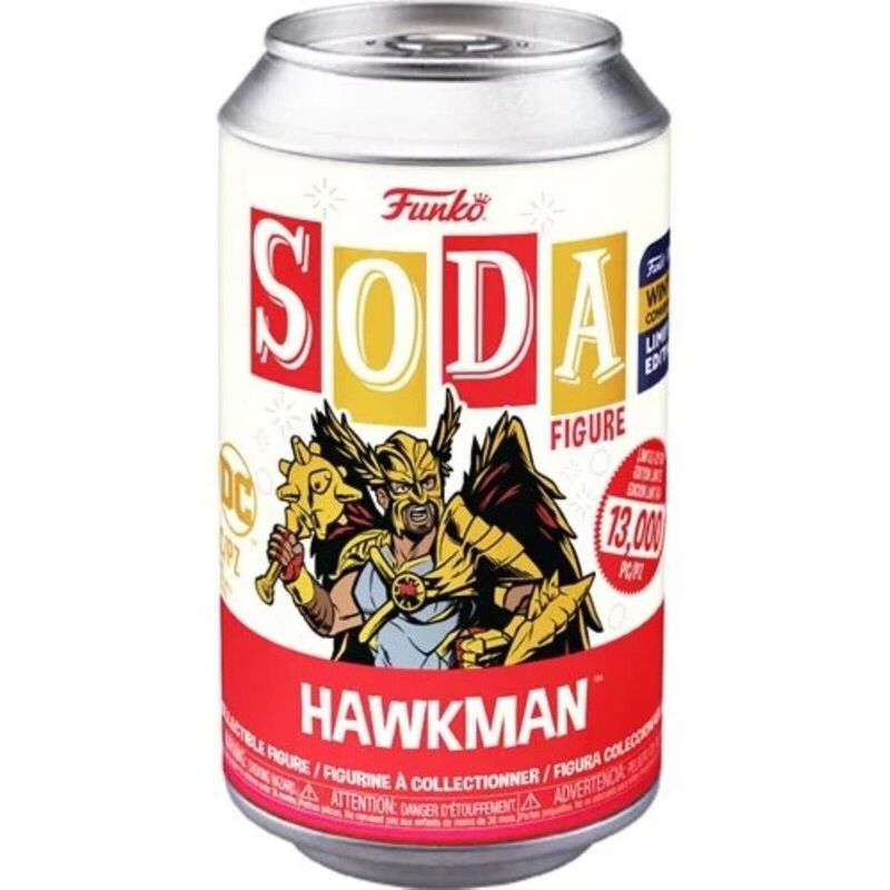 Figura de vinilo Black Adam Hawkman Soda - Excl... image number null