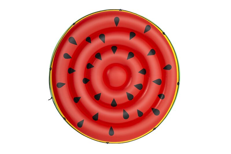 Cama inflable circular 1.88cm colores sandia ad... image number null