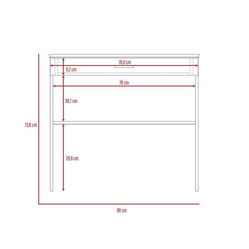 Escritorio Eros, Caf&eacute; Claro, Virtual Muebles image number null