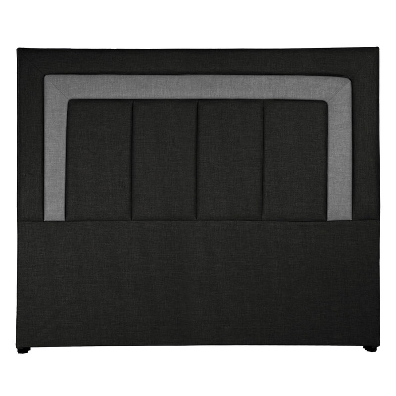 Cabecera Queen Size Dicasa Bora Gris Oscuro image number null