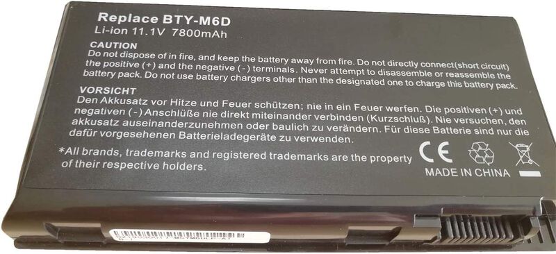 Bater&iacute;a De Port&aacute;til Hbfvg Bty-m6d 11.1v 7800mah image number null