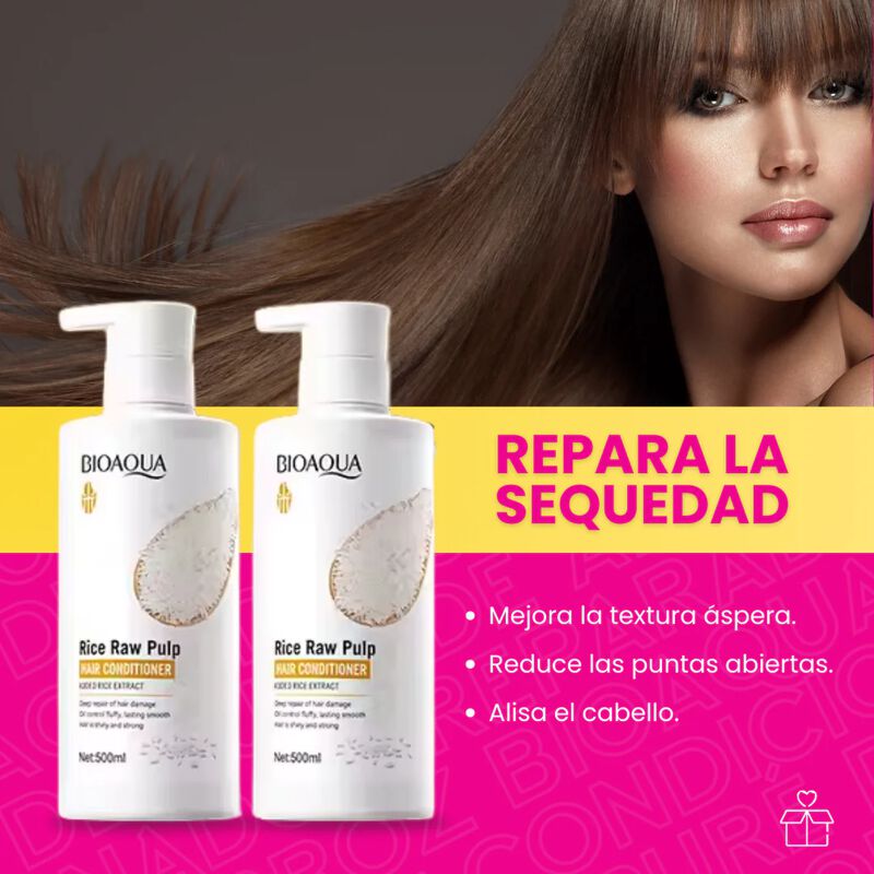 Set de 2 Acondicionadores para Cabello Bioaqua ... image number null