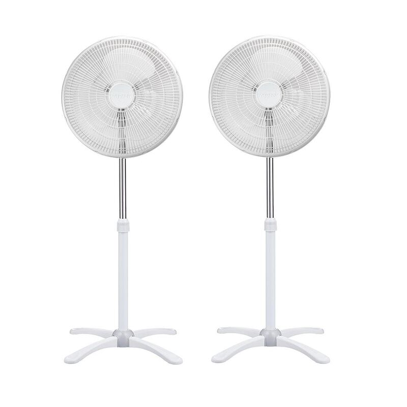 2 Ventiladores Mytek de 16 Pulgadas de Pl&aacute;stico... image number null