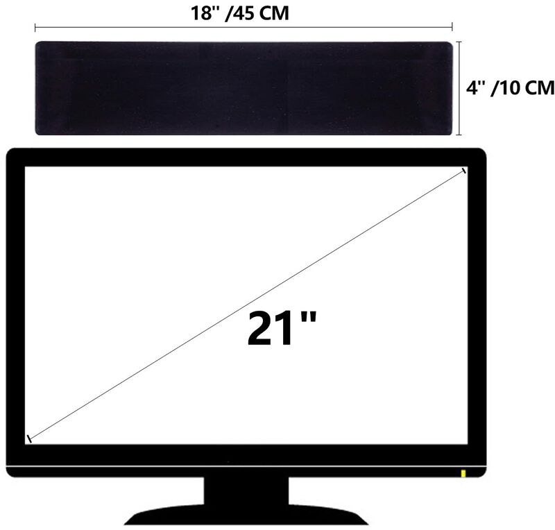 Tablero De Notas Yocoolfun 45 cm Negro Para Mon... image number null