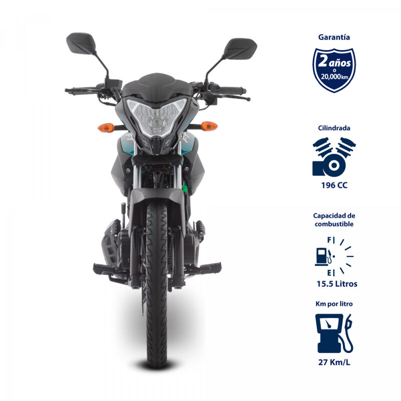 Motocicleta Italika FT200 TS VERDE NEGRO image number null