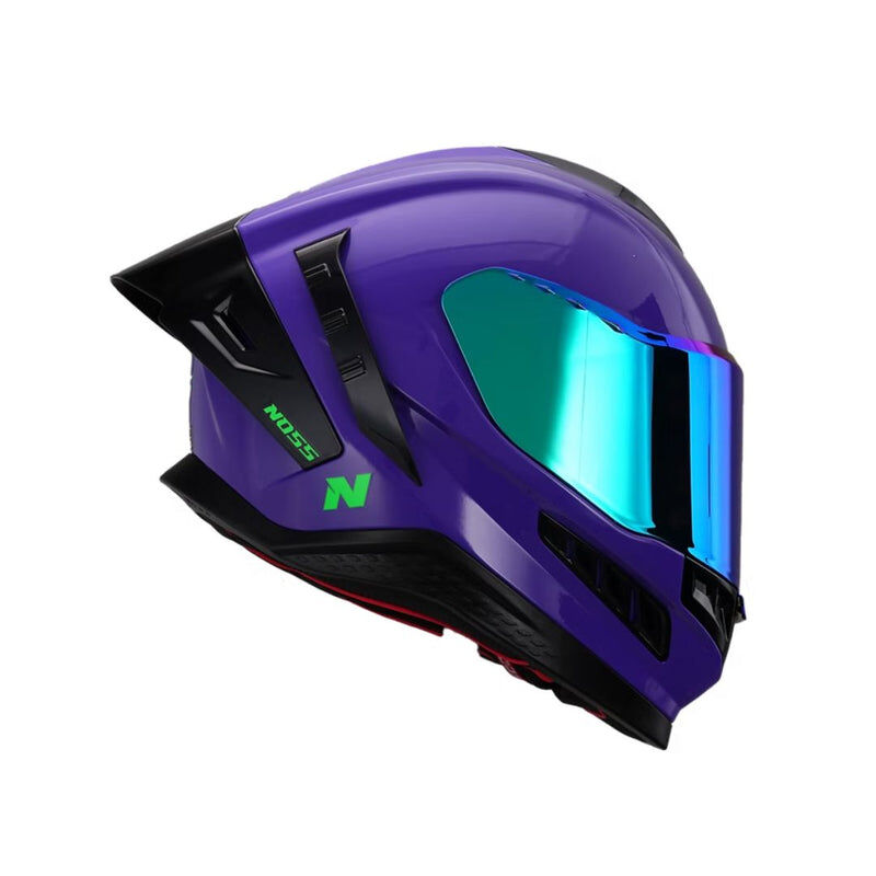 Casco Noss Ns-806 Cerrado S&oacute;lido Morado M image number null