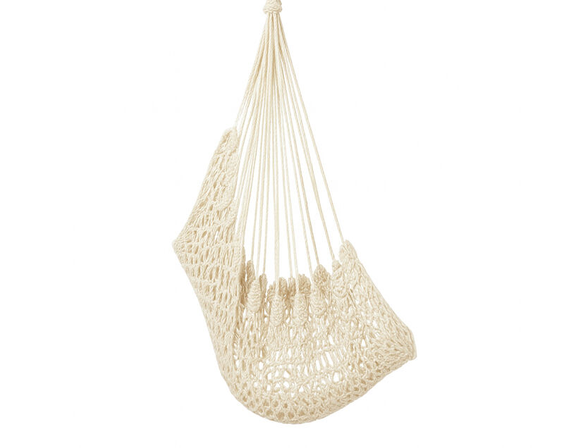 Hamaca Colgante de Algod&oacute;n con Soporte de Mader... image number null