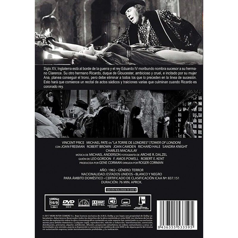 La Torre De Londres [dvd] (1962) image number null