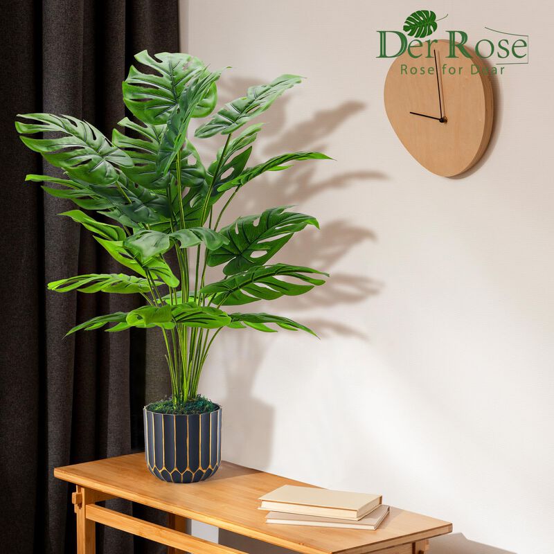 Planta Artificial Der Rose Monstera De 70 Cm De... image number null