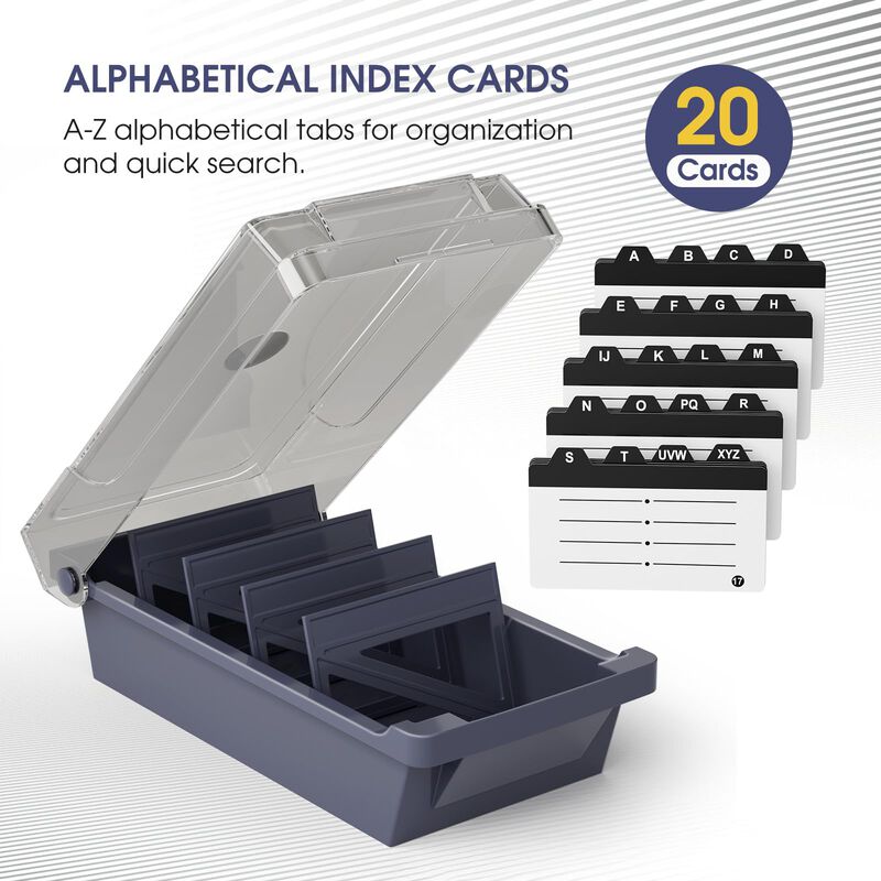 Portatarjetas De Visita Maxgear 24 &times; 9 &times; 8 cm, ... image number null