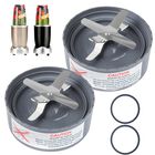 Paquete De 2 Cuchillas Extractoras De Repuesto Para Nutribullet De 600 W Y 900 W