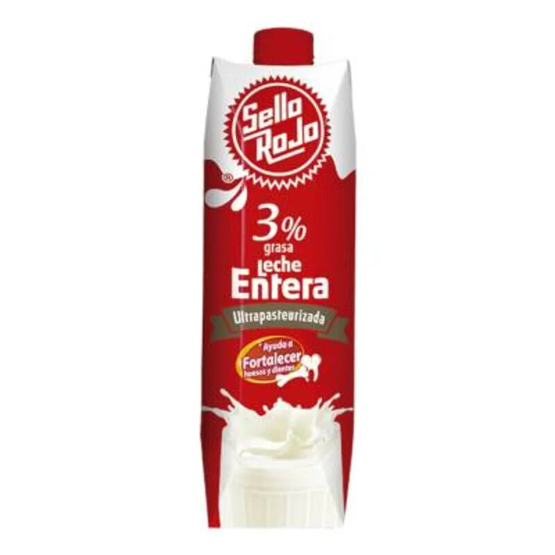 Leche Pasteurizada Entera Sello Rojo 1l image number null