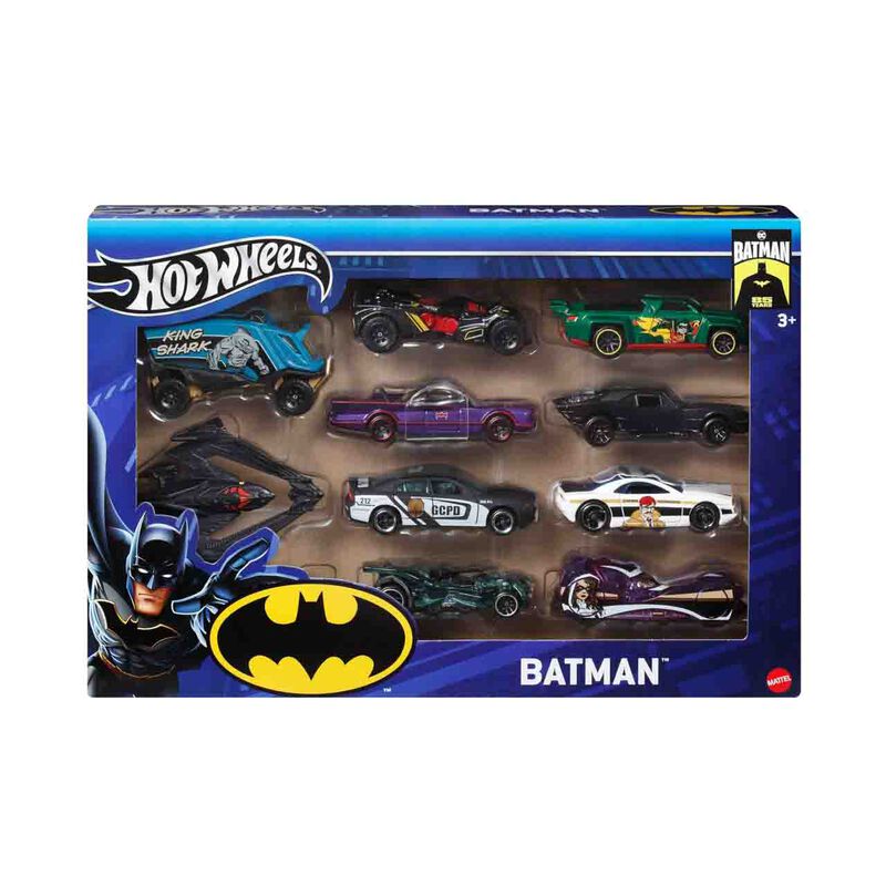 Toy Cars Hot Wheels Con Tem&aacute;tica De Batman, Paq... image number null