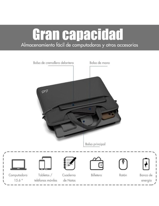 Maletín Porta Laptop Pink Brule 15.6 Pulgadas image number null