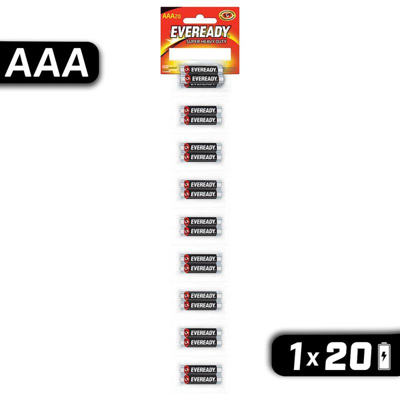 Pila Eveready AAA Tira Con 20 1212 Chica image number null