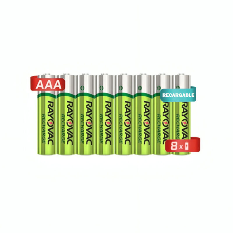 8 Pilas Bater&iacute;as Recargables Rayovac Tama&ntilde;o AAA... image number null