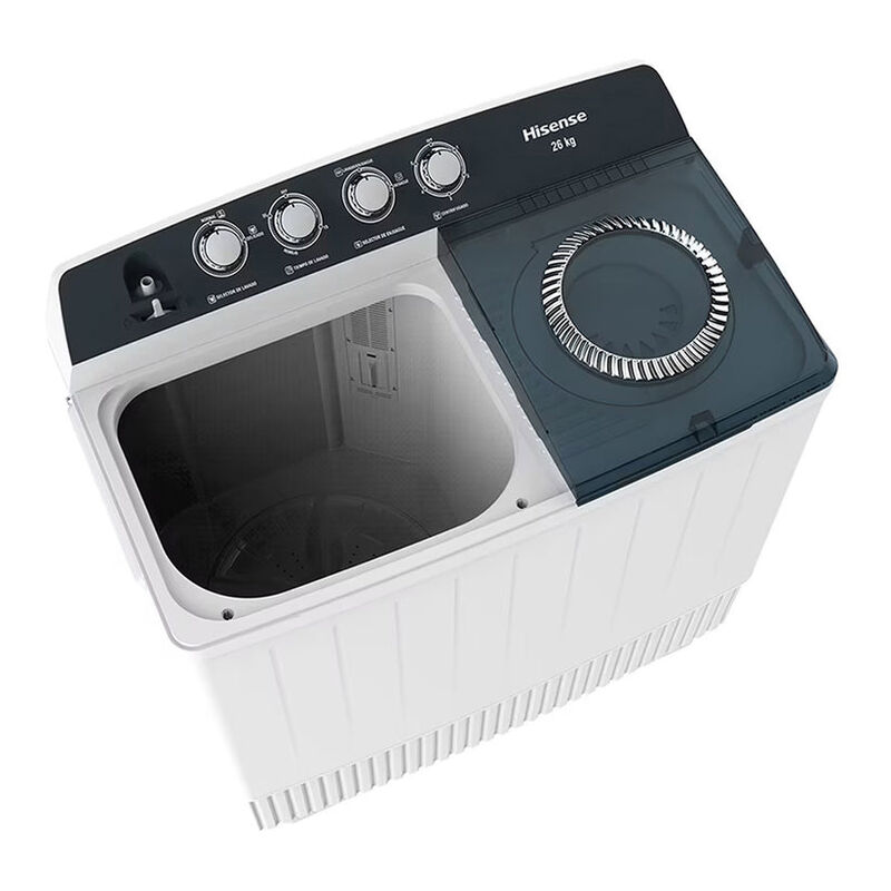 Lavadora Semiautom&aacute;tica Doble Tina 26 Kilos His... image number null
