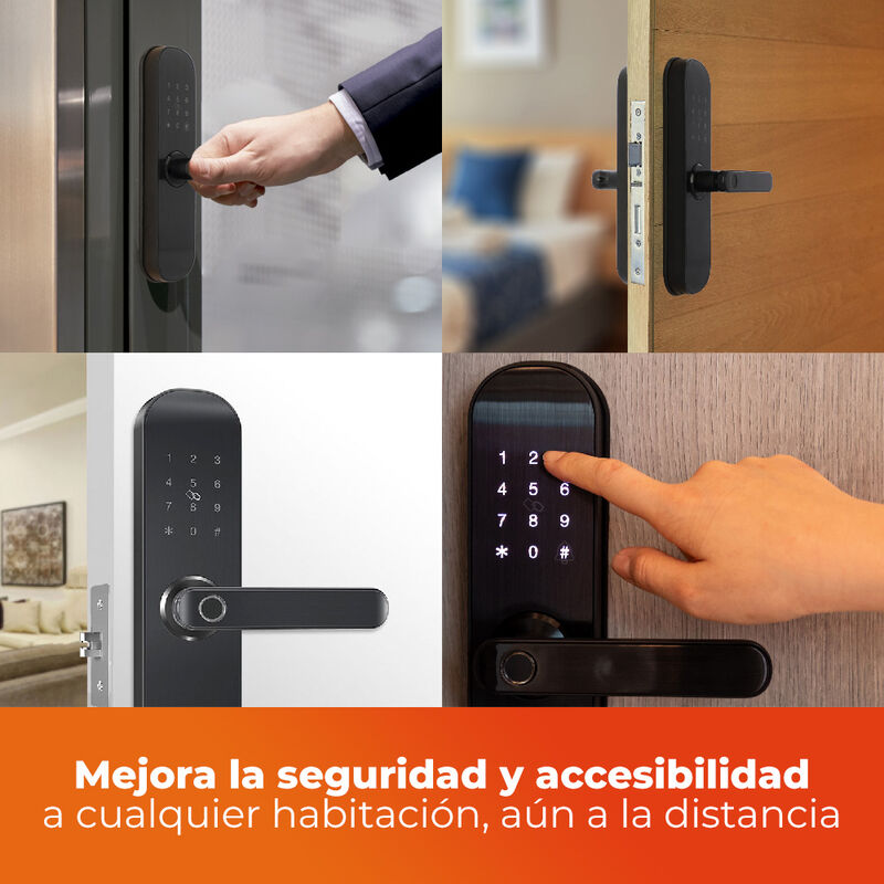 Cerradura Inteligente Wifi Multiple Desbloqueo ... image number null