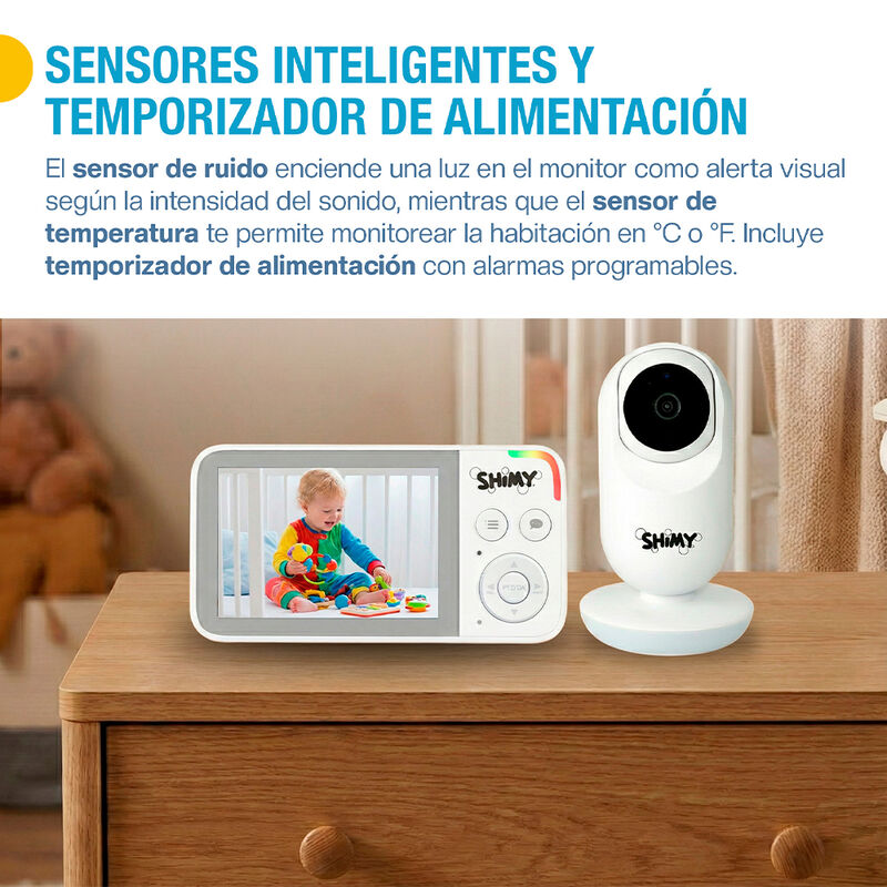 Monitor para Beb&eacute; con Pantalla a Color 3.5&rdquo; C&aacute;m... image number null