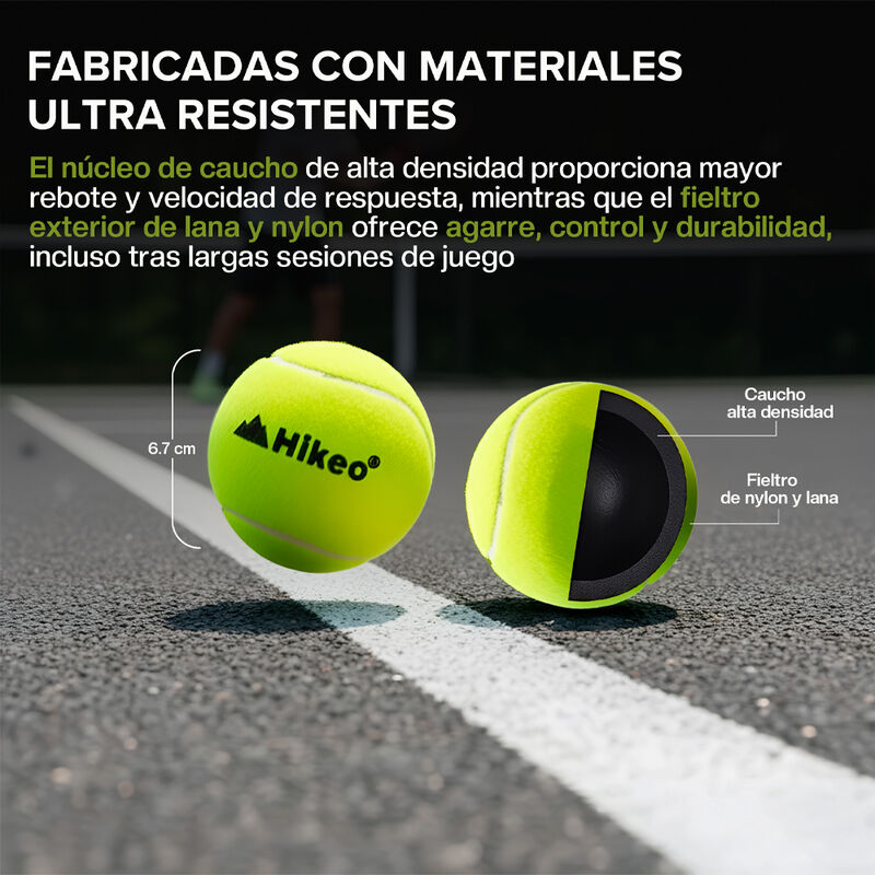 Pelotas de Padel 9 Piezas (3 Tubos Presurizados... image number null