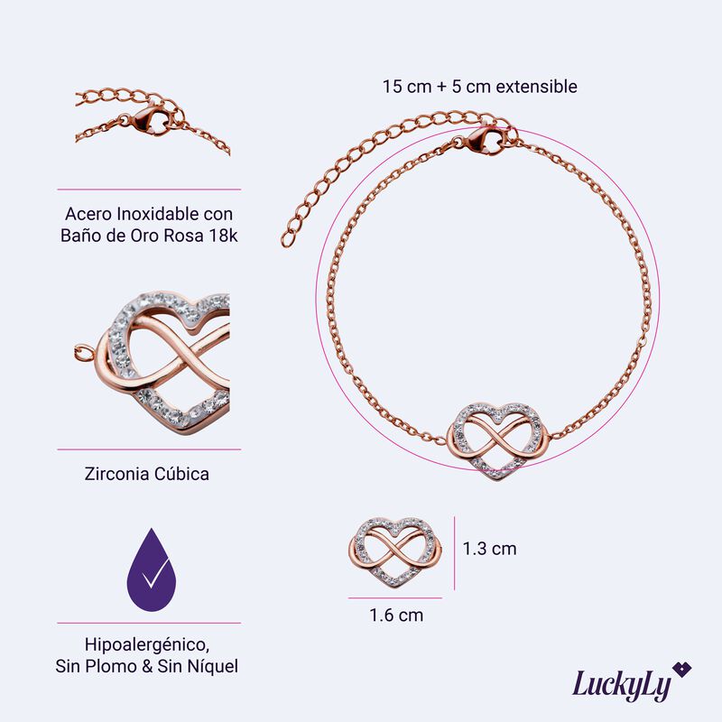 Pulsera Acero Inoxidable, Joyer&iacute;a Mujer Regalos... image number null