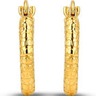 Arracadas Oro Amarillo 10k 15mm | Brillo Diario Bizzarro