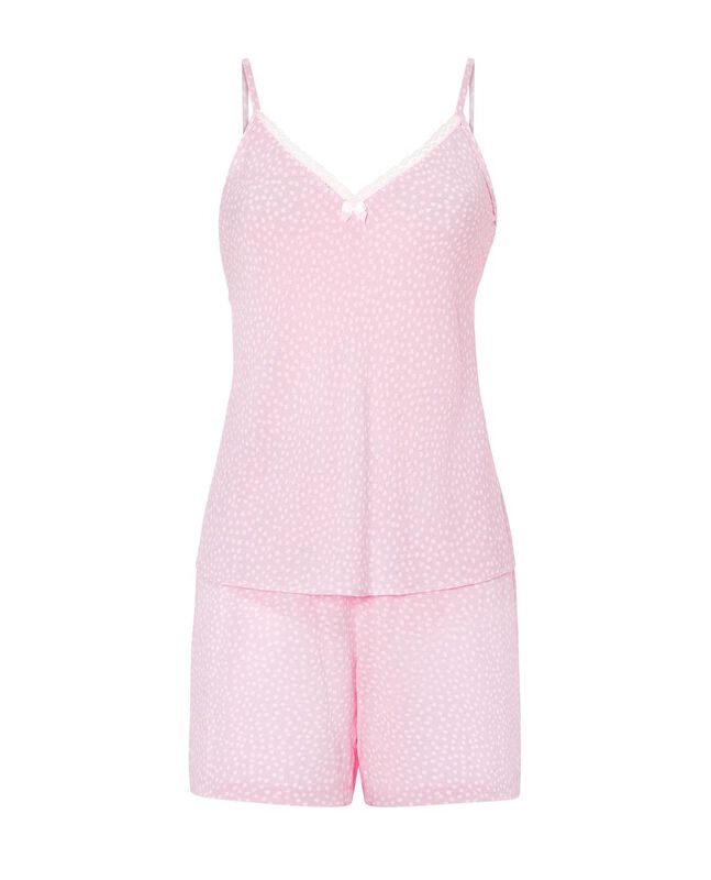 Pijama Corto de Tirantes con Estampado de Topit... image number null