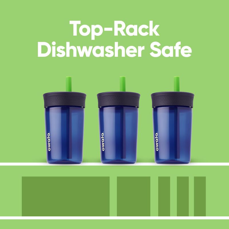 Vaso Owala Kids De Pl&aacute;stico Sin Bpa, 450 Ml, Co... image number null